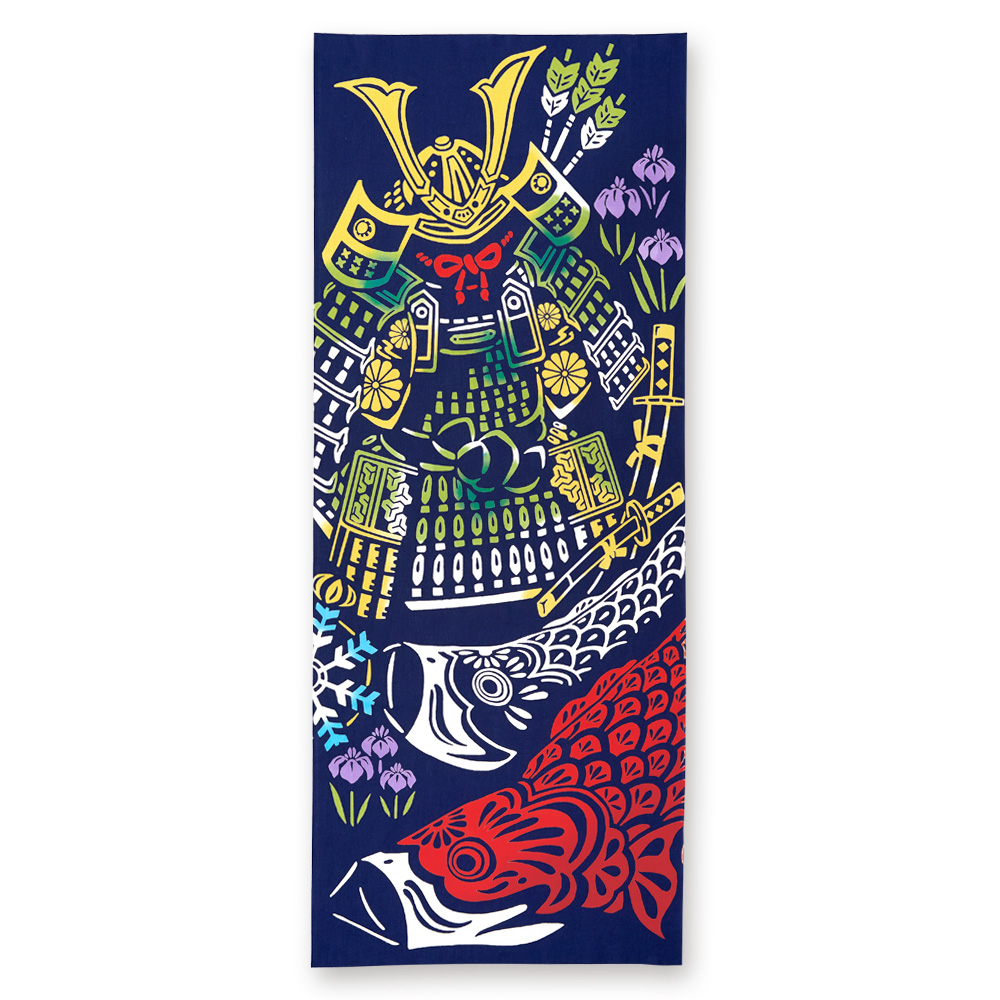 kenema 手ぬぐい「鎧飾りと鯉幟」JIKAN STYLE